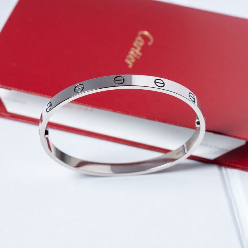 Cartier Love Bracelet Classic White Gold 19cm, photo 2 of 4