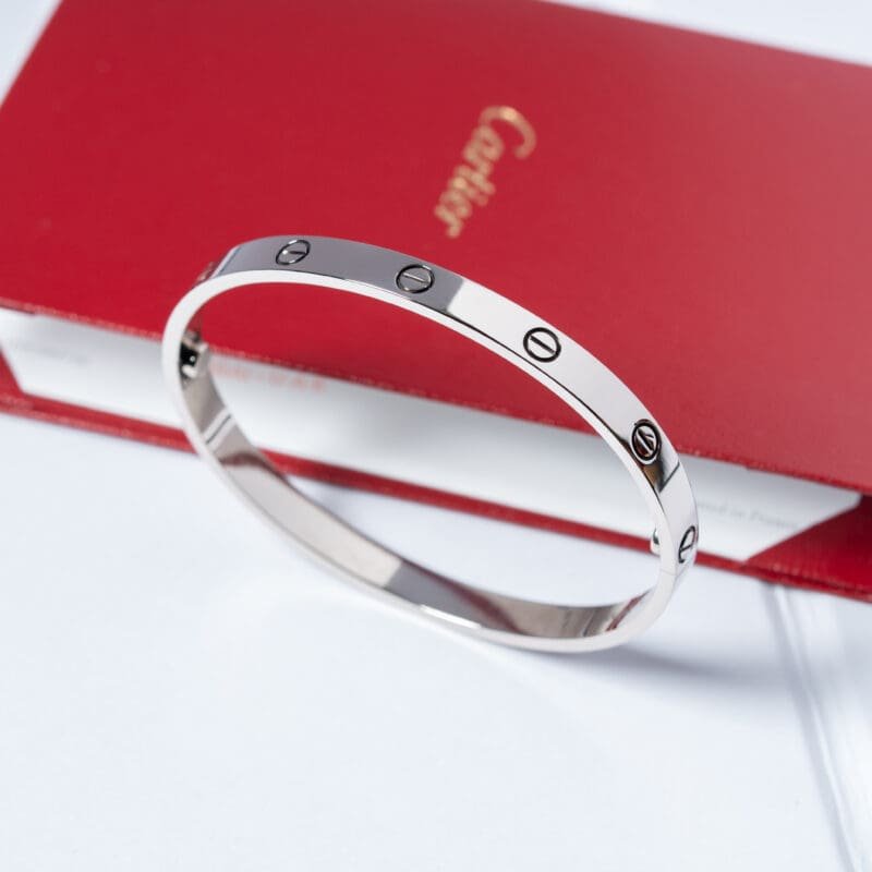 Cartier Love Bracelet Classic White Gold 19cm