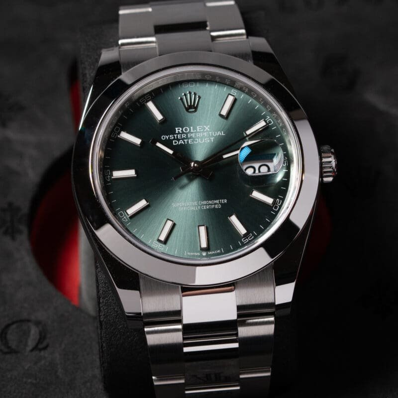 2026 Rolex Datejust 41mm Green Dial Oyster Bracelet