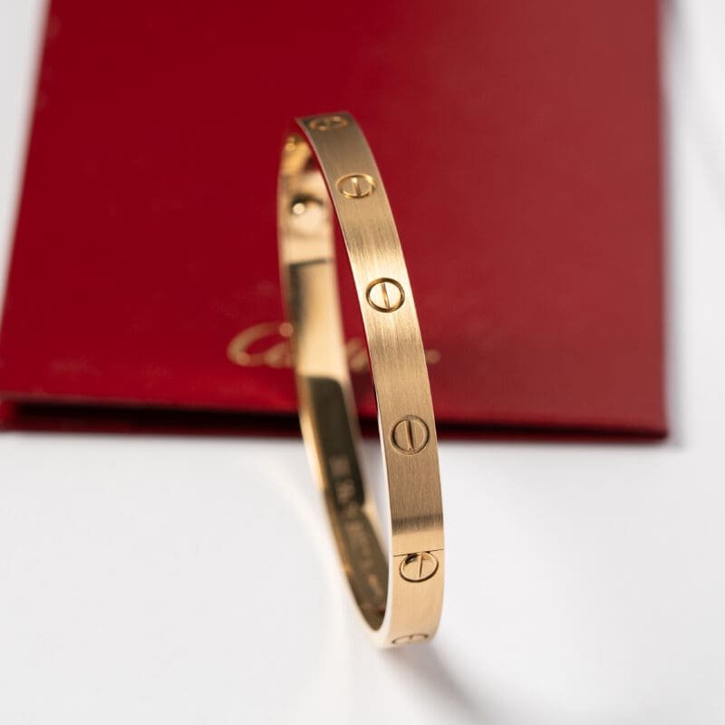 Cartier Love Bracelet Classic Brushed Yellow Gold 19cm, photo 5 of 6