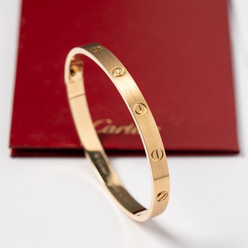 Cartier Love Bracelet Classic Brushed Yellow Gold 19cm, photo 3 of 6