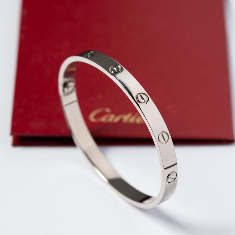 Cartier Love Bracelet Classic White Gold 18cm, photo 3 of 5
