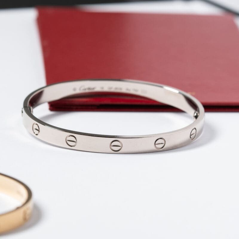Cartier Love Bracelet Classic White Gold 18cm, photo 2 of 5