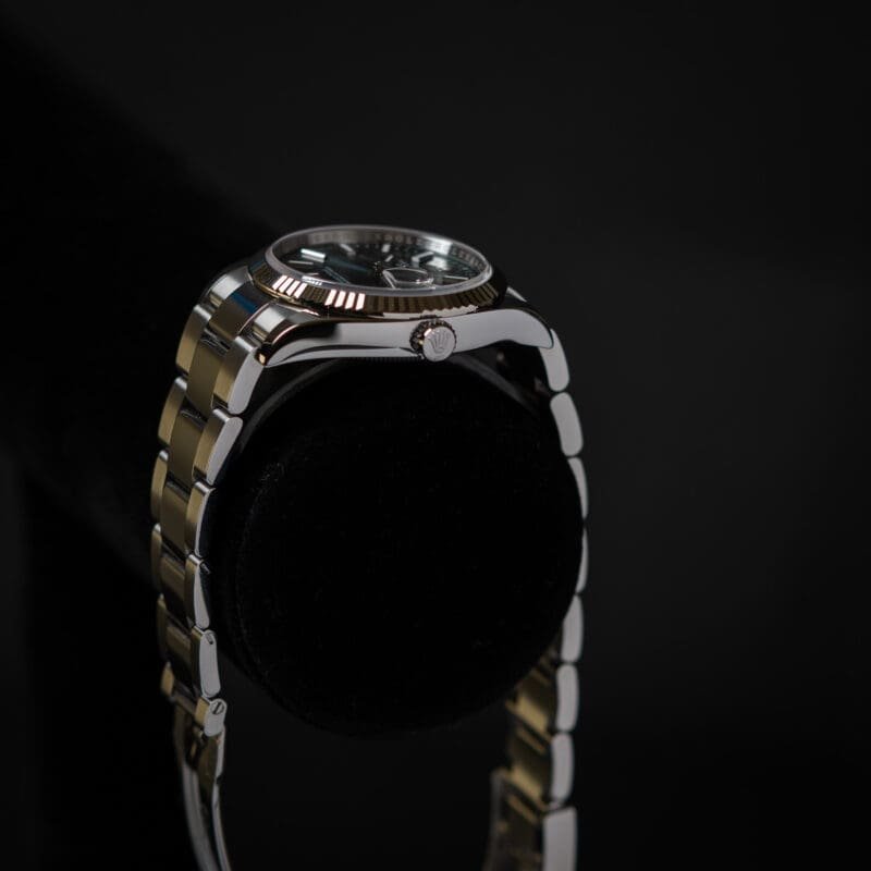 Rolex Datejust 36mm Green Dial Oyster Bracelet Reference 126234, photo 9 of 10