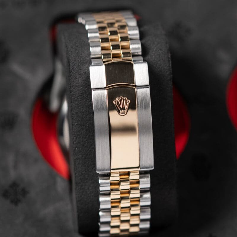 Rolex Datejust 36mm Two Tone Black Diamond Dial Jubilee Bracelet Reference 126233, photo 3 of 8