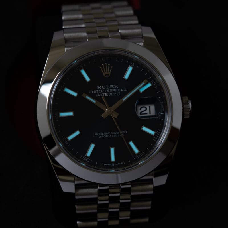 2026 Rolex Datejust 41mm Blue Dial Jubilee Ref. 126300, photo 2 of 10