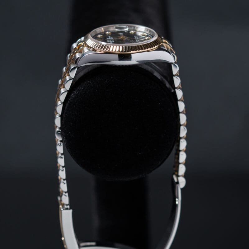 Rolex Datejust 36mm Two Tone Black Diamond Dial Jubilee Bracelet Reference 126233, photo 7 of 8