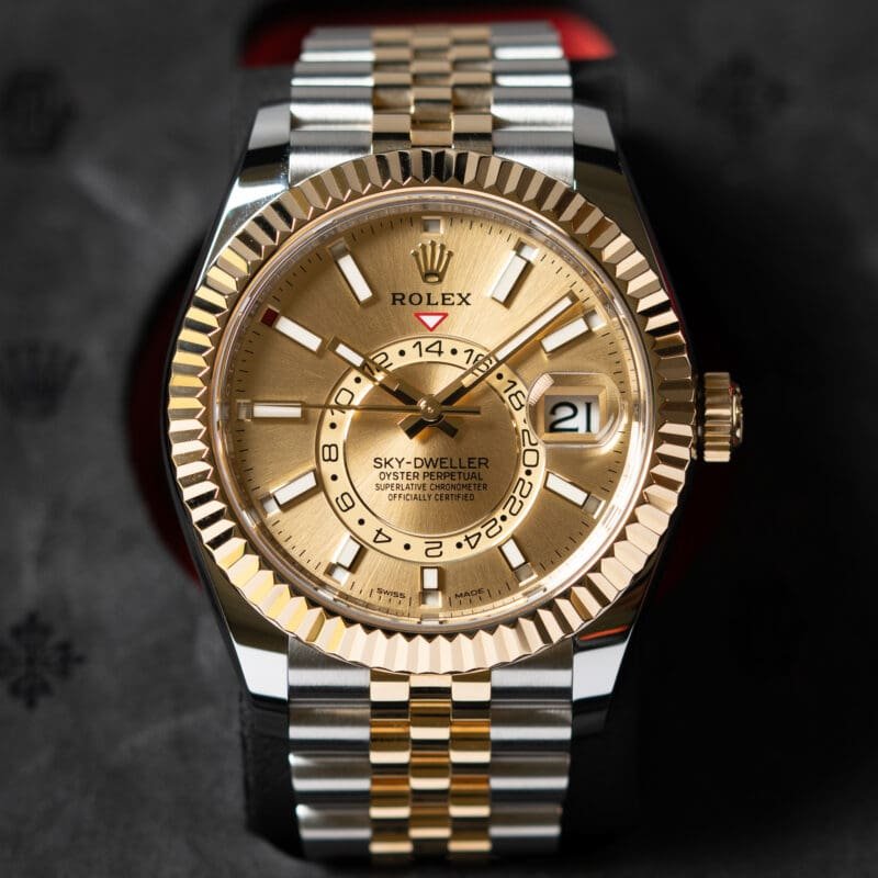 2021 Rolex Sky-Dweller Champagne Dial, Jubilee Bracelet Ref. 326933