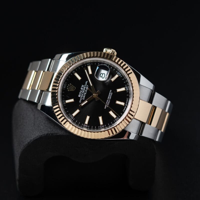 Rolex Datejust 41mm Two Tone Black Dial Oyster Bracelet Reference 126333, photo 3 of 9