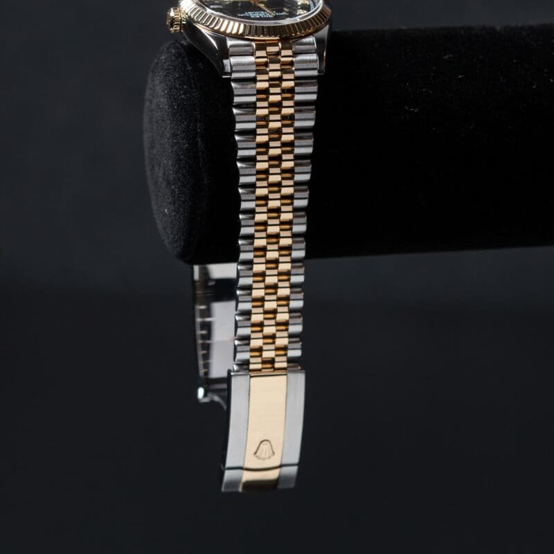 Rolex Datejust 36mm Two Tone Black Diamond Dial Jubilee Bracelet Reference 126233, photo 4 of 8
