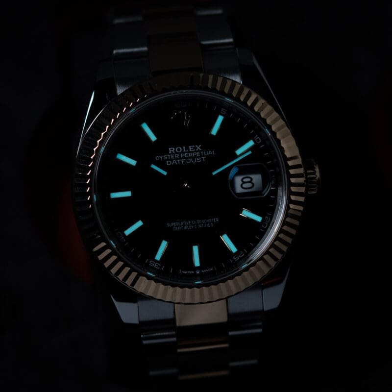 Rolex Datejust 41mm Two Tone Black Dial Oyster Bracelet Reference 126333, photo 2 of 9