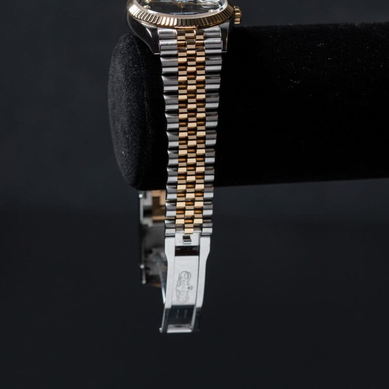 Rolex Datejust 36mm Two Tone Black Diamond Dial Jubilee Bracelet Reference 126233, photo 5 of 8