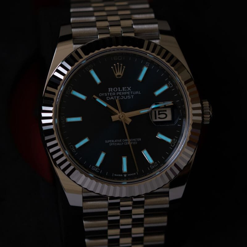2026 Rolex Datejust 41mm 18K White Gold Blue Dial Jubilee Ref. 126334, photo 2 of 10