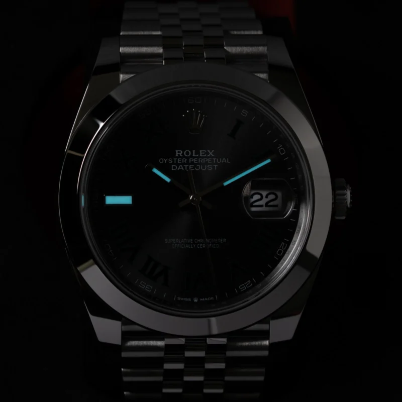 2026 Rolex Datejust 41mm Wimbledon Dial Jubilee Bracelet Ref. 126300, photo 2 of 10