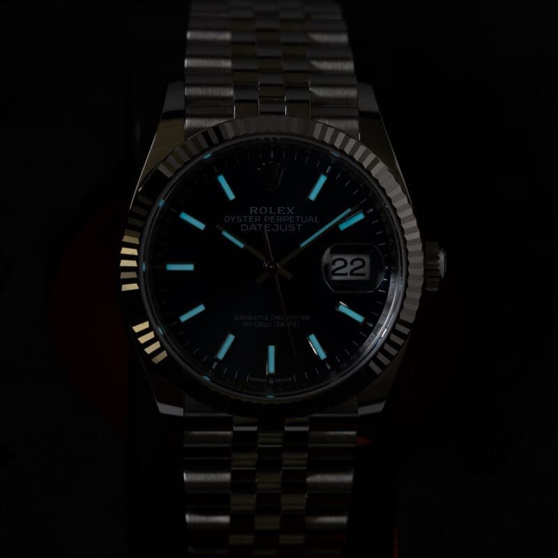 2026 Rolex Datejust 36mm Blue Dial, Jubilee Bracelet Reference 126234, photo 2 of 10
