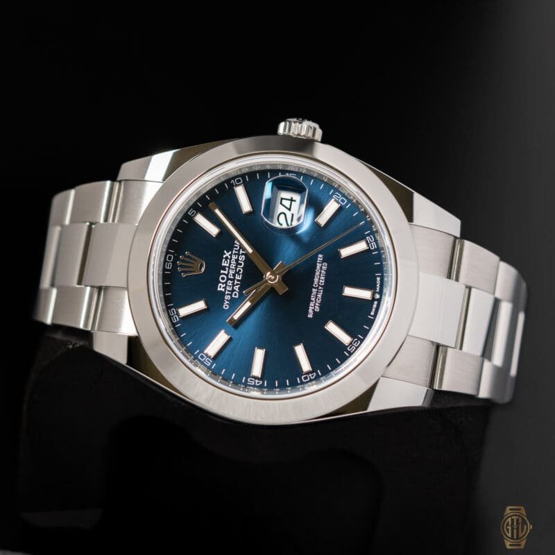 2026 Rolex Datejust 41mm Blue Dial Oyster Bracelet Ref. 126300, photo 3 of 10