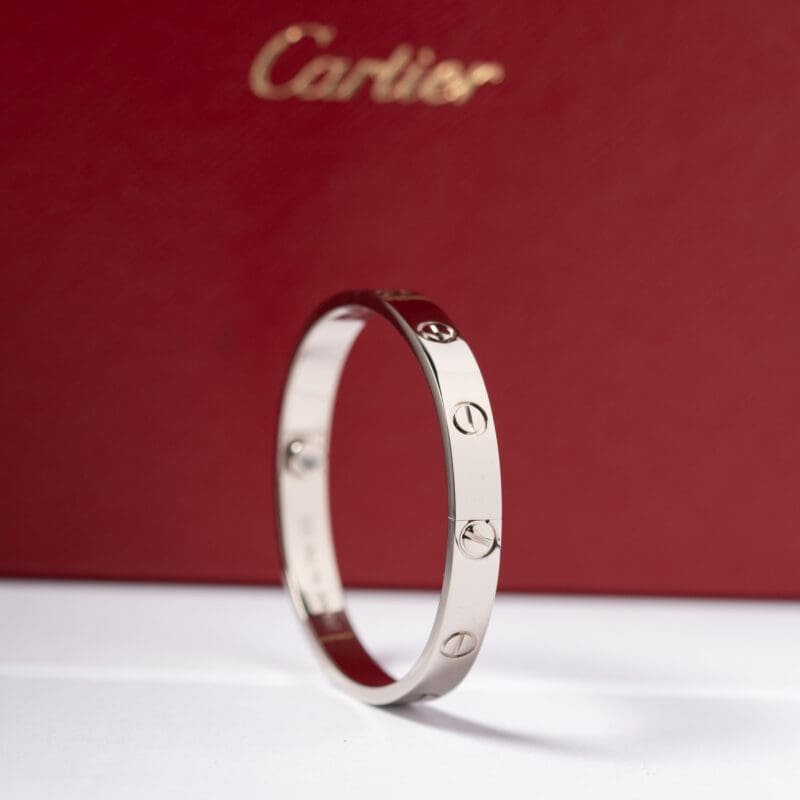 2024 Cartier Love Bracelet White Gold Classic Model Size 16cm, photo 3 of 7