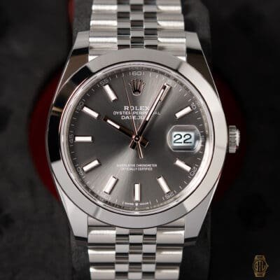 2026 Rolex Datejust 41mm Grey Dial Jubilee Bracelet Reference 126300