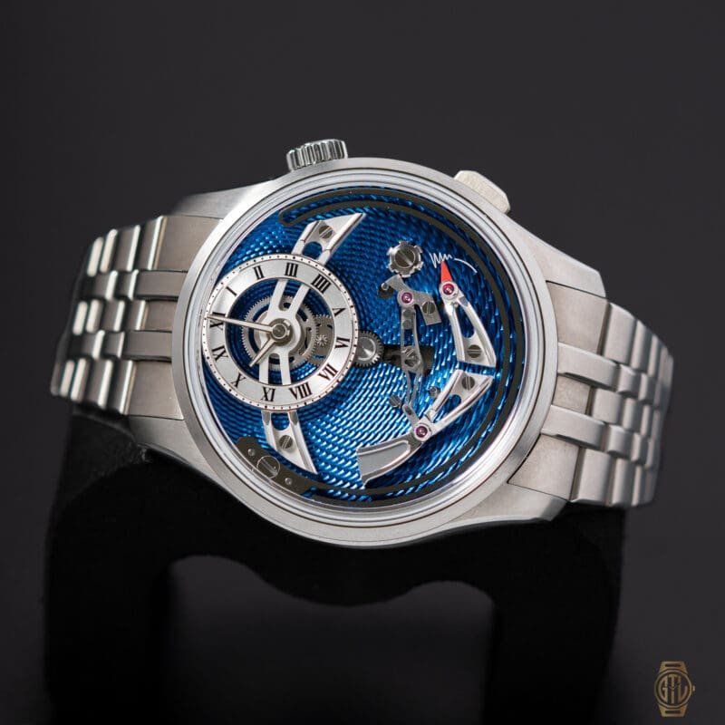 2025 Christopher Ward C1 Bell Canto Classic Azzurro Dial Consort Bracelet, photo 2 of 9