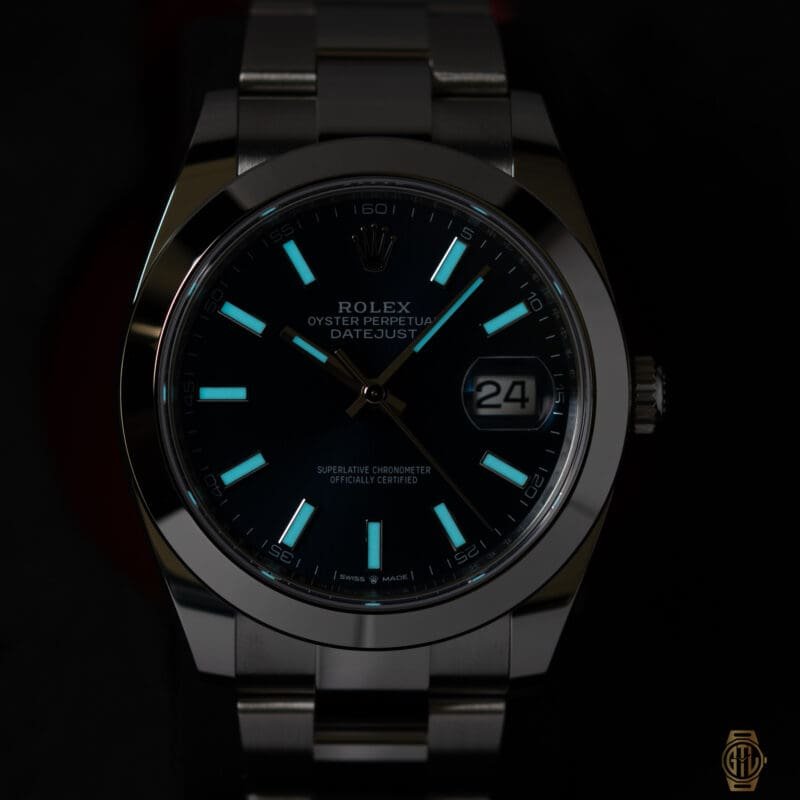 2026 Rolex Datejust 41mm Blue Dial Oyster Bracelet Ref. 126300, photo 2 of 10