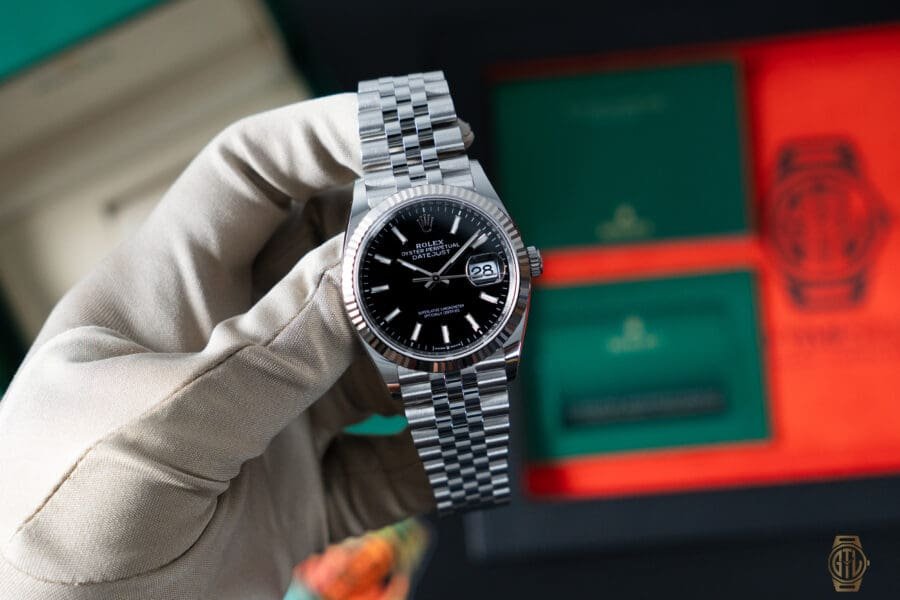 2026 Rolex Datejust 36mm Black Dial, Jubilee Bracelet Ref. 126234, photo 3 of 11