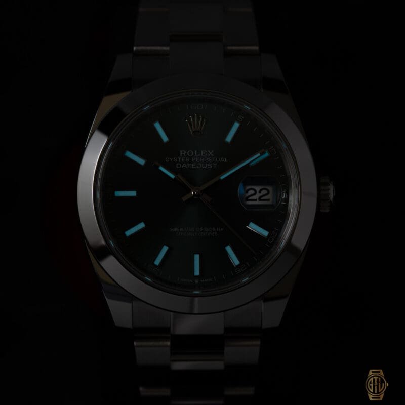 2026 Rolex Datejust 41mm Green Dial Oyster Bracelet Reference 126300, photo 2 of 9