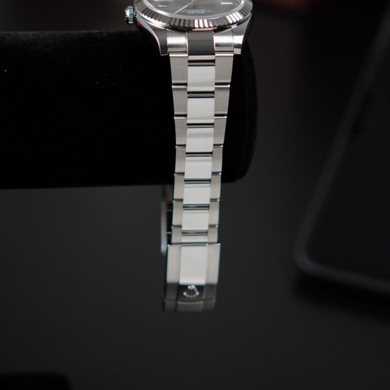 2026 Rolex Datejust 41mm Wimbledon Dial Fluted Bezel Oyster Bracelet Reference 126634, photo 3 of 8