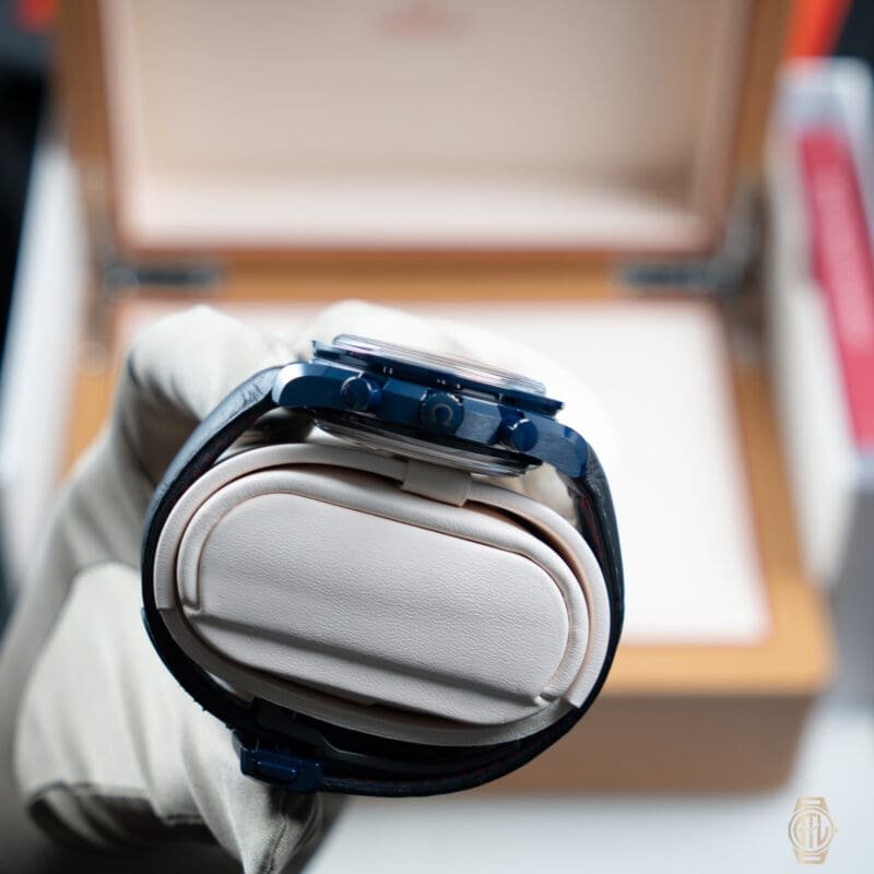 2023 Omega Speedmaster Moonphase Blue Side of The Moon 44mm Blue Ceramic Dial Reference: 304.93.44.52.03.001, photo 7 of 10
