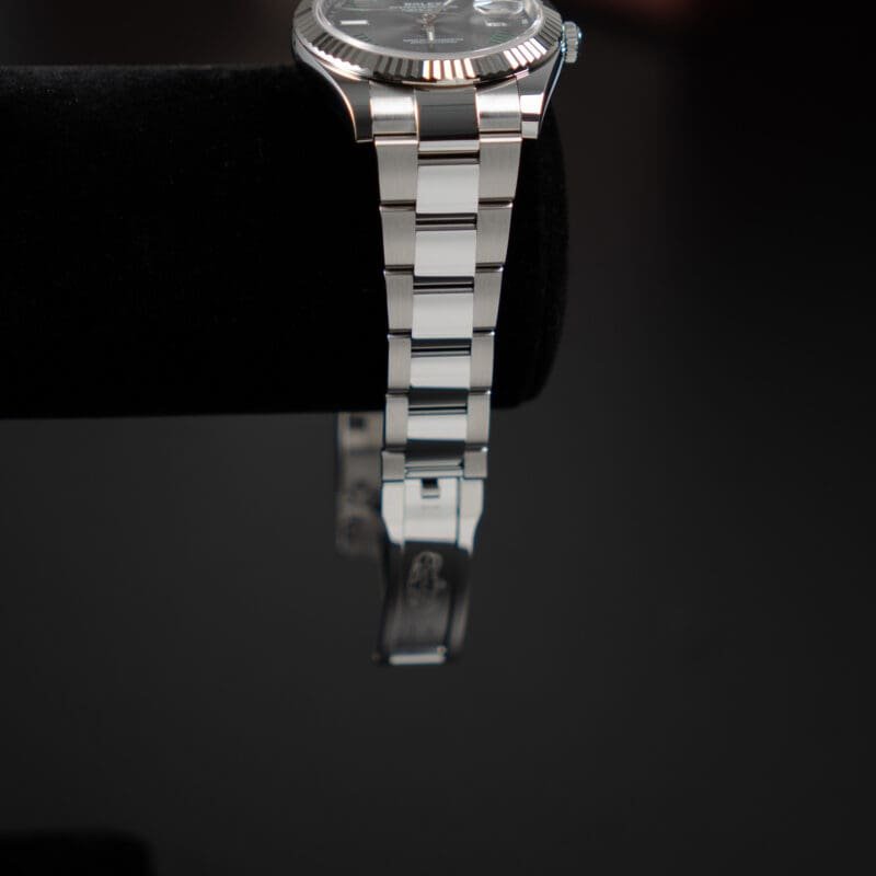 2026 Rolex Datejust 41mm Wimbledon Dial Fluted Bezel Oyster Bracelet Reference 126634, photo 4 of 8